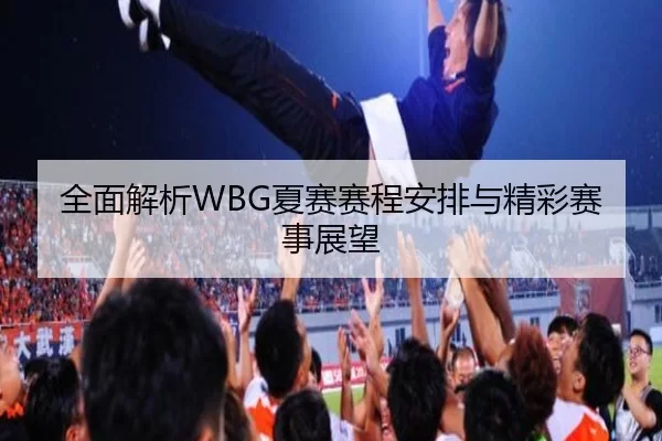 全面解析WBG夏赛赛程安排与精彩赛事展望